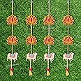 AUROMIN Lotus with Pichwai Cow for Home Decoration | Floral Wall Hanging for Wall, Home Decor Item | Diwali, Side Door, Main Door Entrance, Temple/Mandir, Backdrop Decoration Items