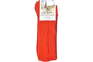 CH-HOME-DESIGN Kniebundhosen-Strümpfe Trachtenstrümpfe Loden Anthrazit Schwarz Rot Natur für Damen und Herren CH - 6684