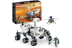 LEGO 42158 Technic NASA Mars Rover Perseverance, avec AR App Experience, Découverte de la Science et de l'espace, Jouet de Construction d'Ingénierie de Véhicule, Cadeau Enfants Dès 10 Ans