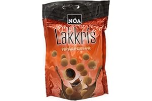 NÓI SÍRÍUS Noa | PiparPerlur - Schokolade mit Lakritz aus Island (125 g)