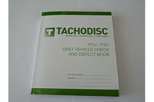 TACHODISC Driver's Defect Book PSV/PCV 50 report forms, Tachograph Product