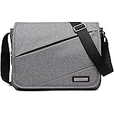 VARLIVOO Moda Uomo Borse a Spalla Borsa a Tracolla da Uomo Messenger Borse 13" Pollici Laptop Borse Scuola Università Viaggio