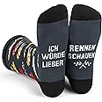 Lavley Ich würde lieber Socken lustiges Geschenk für Männer und Frauen