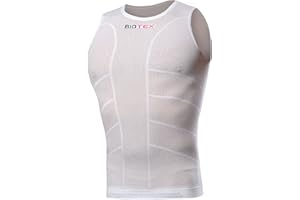BIOTEX Canotta Rete Sun Traspirante Unisex per Ciclismo e Running, Intimo Tecnico Sportivo Ideale per L'Estate