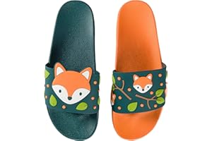 Dedoles Badeschuhe Damen Herren & Kinder Badesandalen lustige Designs Bücher Kaffee Party Pizza Fuchs Bär Lama Wolken Geschenk