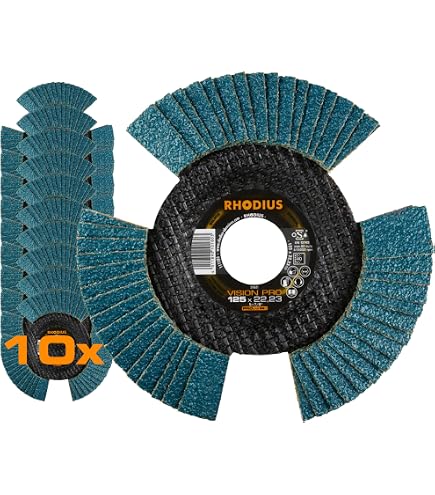 Produktbild von RHODIUS KSM Schruppscheibe – 5 Stück, 115 X 7,0 Mm, Für Stahl, Mit Spezieller Deckschicht, Max. 13.300 U/min, Für Winkelschleifer
