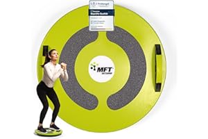 ‎MFT BODYTEAMWORK MFT Fun Disc Classic Balance Board (made in Austria) Profi Physio Therapiekreisel Gleichgewichtstrainer zur Stärkung der Muskulatur und Koordination, rutschfest, stabil aus Holz