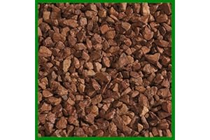 Seat Flor Breccia per Giardino, Pietre Naturali Colorate per Giardino, Granulato per aiuole o Giardini (Marrone)