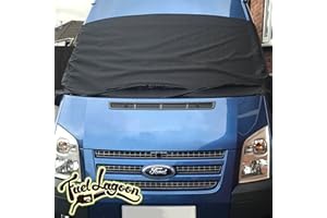 FUEL LAGOON Transit MK7 Front Window Screen Cover Black Out Blind Frost Wrap Curtain (Standard)