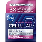 NIVEA Cellular Expert Filler - Highly Effective Anti-Aging Night Cream with Plumping Effect - Hyaluronic Acid Night Care - 50