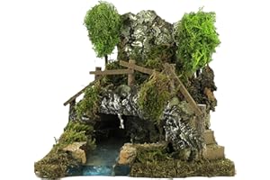 ‎FERRARI & ARRIGHETTI Ferrari & Arrighetti Kleiner See in Einer Höhle, Holz, Mehrfarbig, Einheitsgröße