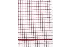 Samuel Lamont & Sons Poli-Dri Tea Towel Burgundy, Size 50cm x 70cm, 100% Cotton Terry Towelling , Ultra-Absorbent & Super Soft, Machine Washable, Burgundy, One Size