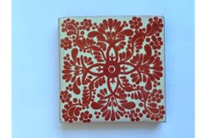 Tumia LAC Azulejos Mexicanos Artesanales de Talavera de 5cm
