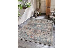 ‎THE CARPET the carpet Palma - vielseitiger Indoor- & Outdoor-Teppich, modernes Design, Wohnzimmer, wetterfest & UV-beständig, langlebig und pflegeleicht, Balkon, Wintergarten, Mehrfarbig, Bunt, 200 x 290 cm