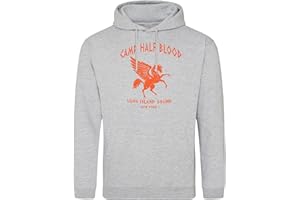 B&S Boutique Camp Half Blood Percy Jackson Inspired PJO Heroes of Olympus Orange Sudadera con Capucha Unisex