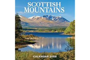 2025 Scotland Calendar: Scottish Mountains - Square Wall Calendar - Month to view – 12 Months