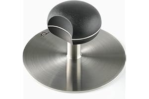 THEDOM Stainless Steel 6" Burger Smasher, 1.2lb, Strong and Easy-to-Hold Handle to Keep Hands Away from Heat, Durable Design, Dishwasher Safe, Smashburger and Bacon Griddle Press, Prensa para hamburguesas