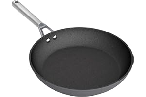 Ninja ZEROSTICK Premium Cookware 24cm Frying Pan, Long Lasting, Non-Stick Hard Anodised Aluminium, Induction Compatible, Oven Safe to 260°C, Cast Stainless Steel Handle, Grey C30024UK