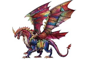 WHJSG Holzpuzzle Erwachsene, 200 Teile Holzpuzzle Tiere füR Erwachsene und Kinder, Einzigartiges Tierform Puzzle, Puzzles für Erwachsene und Kinder