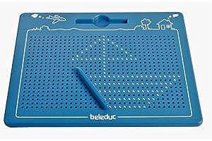 Beleduc Arts & Crafts GroÃŸe magnetische Zeichentafeln - Zaubertafel mit Kugeln und magnetischem Stift