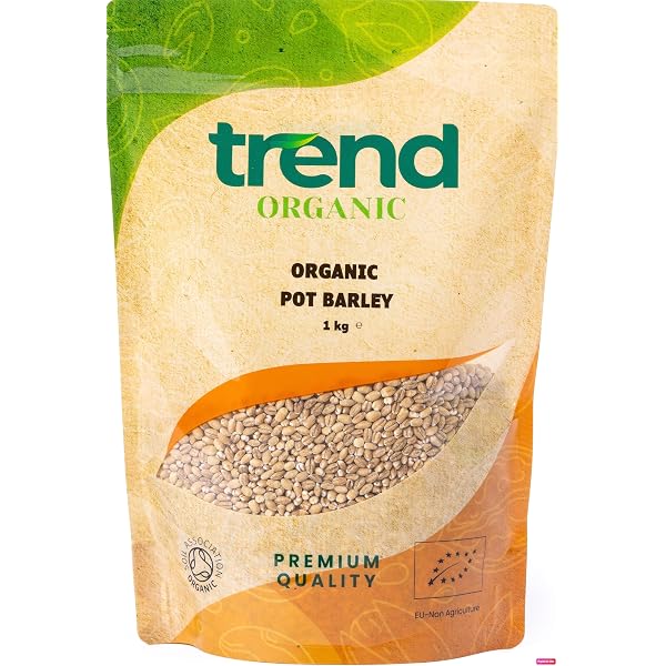 Organic Pot Barley 500g - Whole Grain Hulled Barley By Hatton Hill Organic-1012971