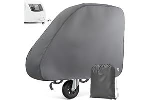 ‎PRAKNU Praknu Deichselabdeckung Wohnwagen PVC – Extra dick – Anhängerkupplung Abdeckung – Wasserdicht & UV-Beständig Schutzhülle –Deichselhaube Anhänger Zubehör – Abdeckung für Anhängerdeichsel & Humbaur