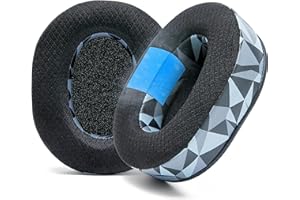 WC Freeze Blackshark — chłodzące żelowe nauszniki na lata 2020-2022 Razer Blackshark V2 i V2 Pro (nie pasuje do modelu 2023) firmy Wicked Cushions — zwiększ komfort i grubość | Geo Grey