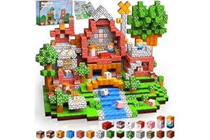 Goody King Magnetyczne Klocki Konstrukcyjne 150 Sztuk - Zestaw STEM dla Dzieci od 3 Lat | Sensoryczne Klocki Edukacyjne z Biblioteką w Dolinie | Idealny Prezent