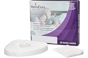 REMZZZS Full Face Cpap Mask Liners (K1-FS) - Reduce Noisy Air Leaks and Painful Blisters - Cpap Supplies and Accessories - Compatible with Resmed Respironics DeVilbiss
