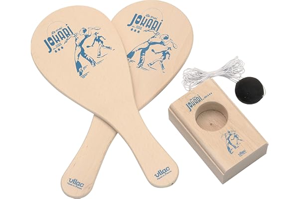 Vilac - Jokari Classique En Hêtre Massif - Jouet en bois - Jeux de plein air - Pour développer son adresse et sa dextérité - Pour les enfants à partir de 3 ans - 4300, Beige