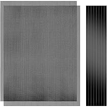 3 Filtres à Poussière PC 240x120mm Cadre Magnétique PVC - Sourcing Map
