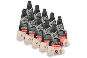 S.MILE GMBH Food-United PARMIGIANO REGGIANO DOP Parmesan Italienischer-formaggio-italiano-Hartkäse 10x 0,2 KG original am Stück über 18 Monate gereift zum Reiben würzig aromatisch