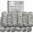 SOUL STICKS 6" Organic White Sage Smudge Smudging Sticks 12 Pack Bundle for Home Cleansing, Good Energy Meditation, Meditation & Smudging Rituals | Sustainably Sourced California White Sage Bundle