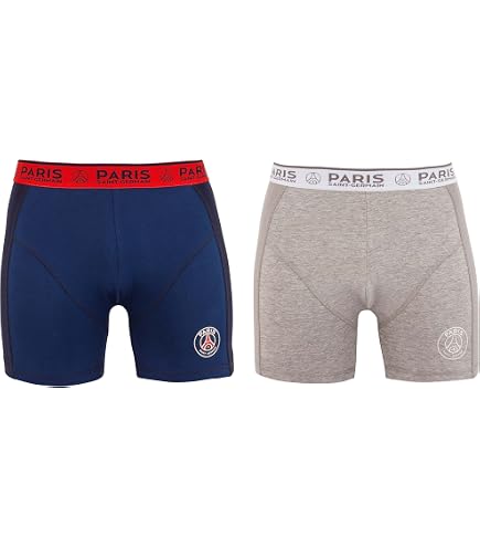 Boxer Short Enfant Officiel Paris Saint-Germain PSG - Sous-vêtement Licencié 100% Polyester Vêtement Enfant Supporter Boxer Short Enfant Officiel Paris Saint-Germain PSG - Sous-vêtement Licencié 100% Polyester Vêtement Enfant Supporter