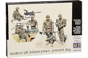 MASTER BOX Masterbox Figurine Moderne d'infanterie Britannique à l'échelle 1:35, Figurine Actuelle,