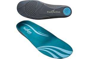 FootActive COMFORT Premium Insoles - S , Blue, S - 5/6.5 UK