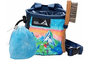 Madu Climb - Rock Climbing Chalk Bag Water Colour Artwork