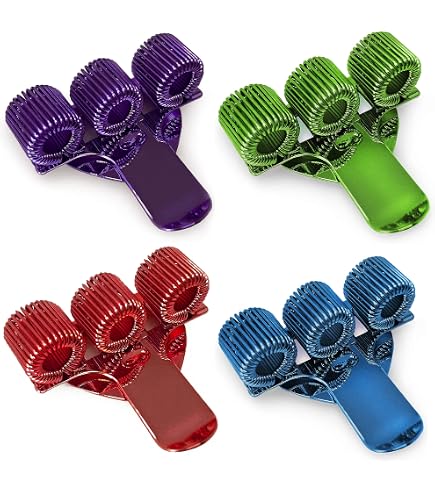 Lot De 3 Porte-Stylos En Acier Inoxydable Pour Infirmière - Triple Clip Réglable (Rose Or, Rose, Vert) - 4