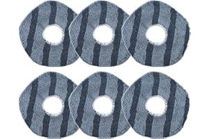 DianSung 6pcs Paño de fregona para Eufy X10 Pro Omni, X9 Pro, Pieza de Repuesto para Robot Aspirador, Accesorios de Repuesto de paños de mopa Lavable de Microfibra