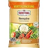 Substral Naturen Bio Hornspäne, natürlich organischer Stickstoffdünger mit Sofort- und Langzeitwirkung, 3 kg