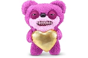 Fuggler Gold Fuggs di ZURU Funny Ugly Monster, peluche, da collezione, giocattolo (Teddy Bear Nightmare - Heart)