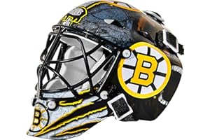 Franklin Sports NHL Team Logo Mini Hockey Goalie Mask with Case - Collectible Goalie Mask with Official NHL Logos and Colors