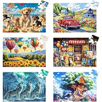 Puzzle 100 Pièces pour Seniors Atteints de Démence - Stimulant et Adapté