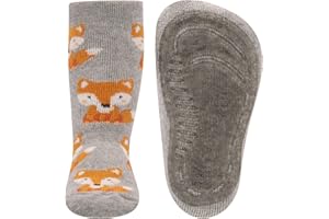 Ewers Stopper Socks SoftStep, Non-Slip Sole for Boys and Girls Fox, Made in Germany, Children's Socks, Non-Slip, ABS