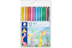 STAEDTLER Noris 221 Wax-Twister – 12 färger, vridbar | Brottålig 6 mm vaxkärna, livfulla färger – lätt att vrida för barn – Art.-Nr. 221 NWP12