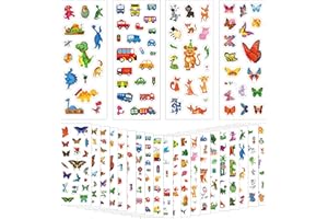 SUN AWESOME 20 hojas pegatinas infantiles diferentes para niños y niñas