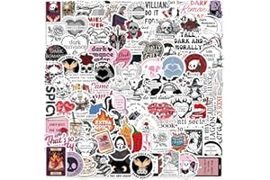 ETHEL 100PCS Dark Romance Stickers for Kindle & Water Bottle | Waterproof, Reusable Smutty Book Decals for Adults, Teens | Funny, Aesthetic Vinyl Stickers for Laptop, Phone (No Explicit Content)