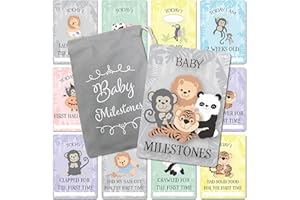 TAYLISE Baby Milestone Cards – 57 Keepsake Moments | First Year Memories | Personalise | Unisex | Mum to be Gift | Baby ...