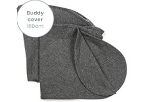 DOOMOO Funda de cojín Chine Anthracite - Con certificación Oeko-tex