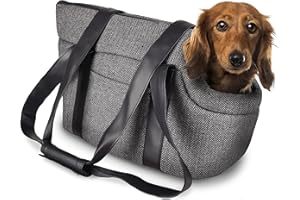 Sac de Transport Chat – Chien – Flamingo Danira Gris – 50×24×26 cm – Polyester + Mousse – Coussin Amovible – Sangle sécurité – Poche Velcro – poignées